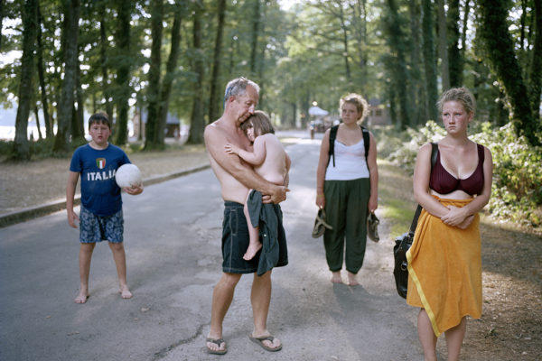 Family in woods France copy