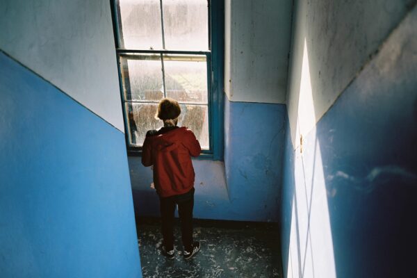 Chris, in the close he used to live in, Govanhill.