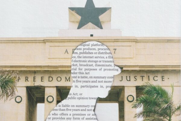 Accra, Ghana. Photographed on film in 2022, Collage created in 2024.